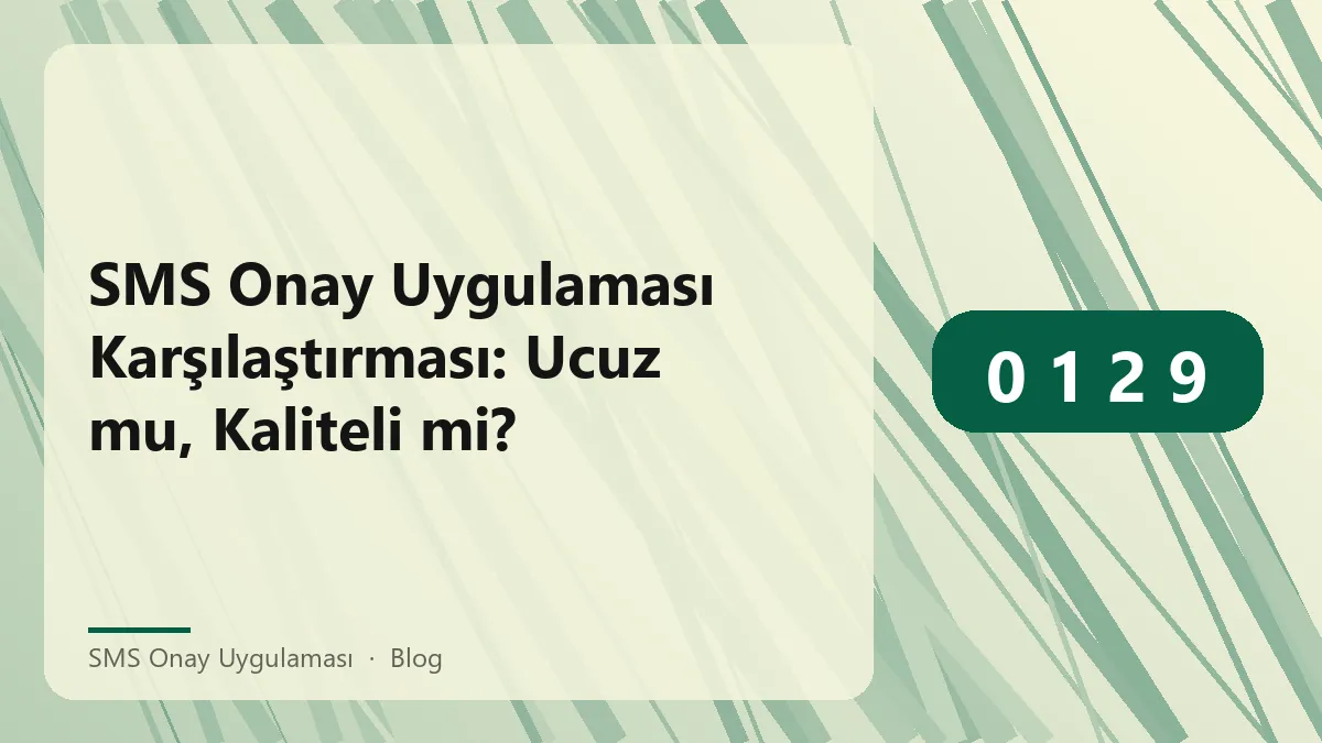 SMS onay uygulaması ile ilgili detaylı bilgilerin yer aldığı görsel.