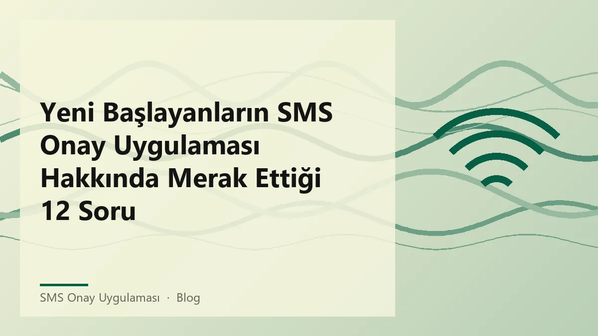 Enerjik bir genç, sms onay uygulaması hakkında bilgi alıyor.